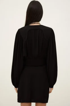 ALANA robe courte cache-coeur