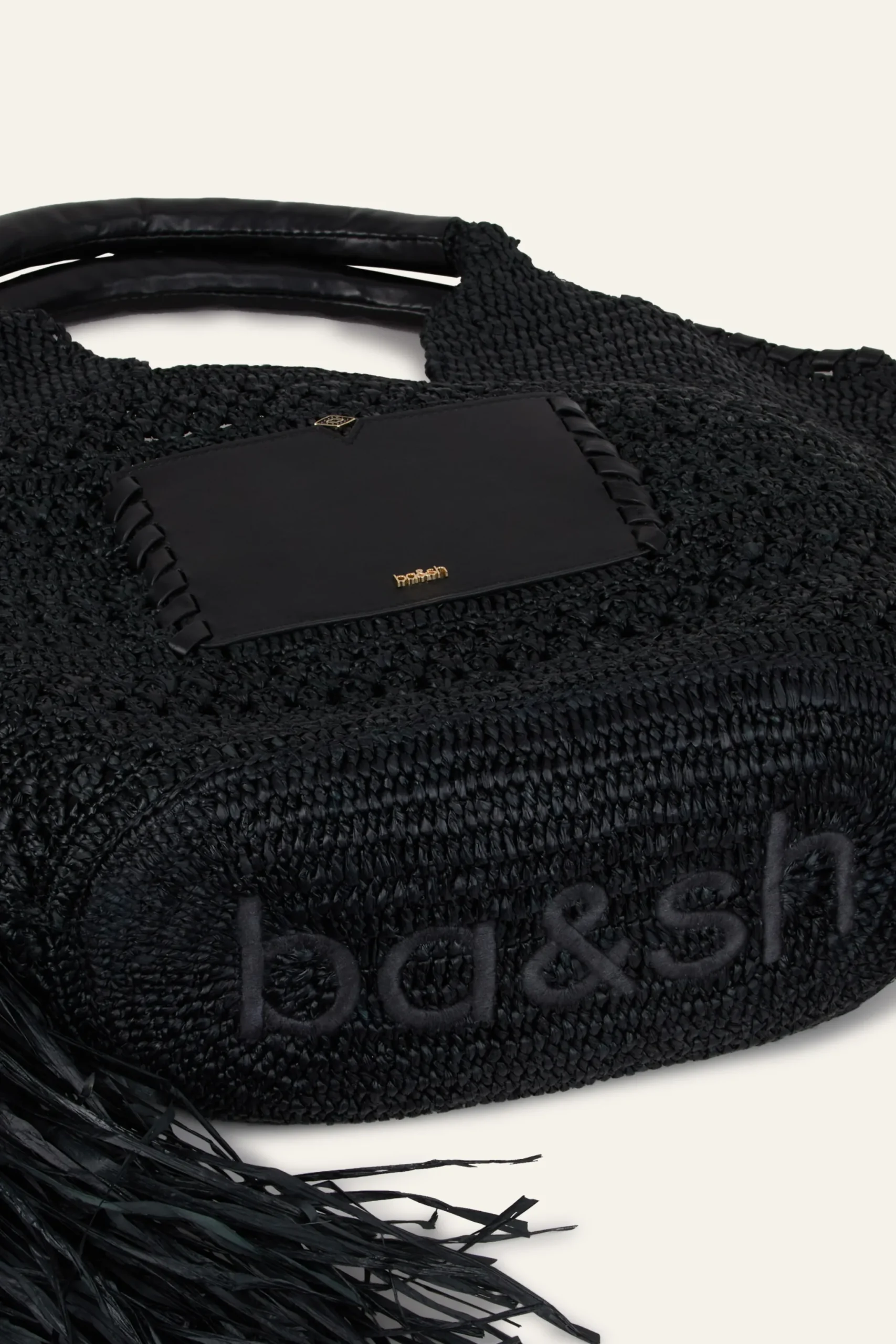 ARA panier raphia franges