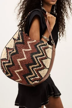 ARYA sac hobo raphia