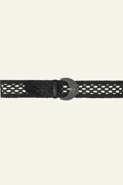 BALMY ceinture cuir tressée