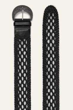 BALMY ceinture cuir tressée