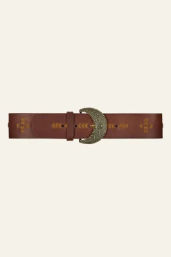 BANHA ceinture cuir tressé