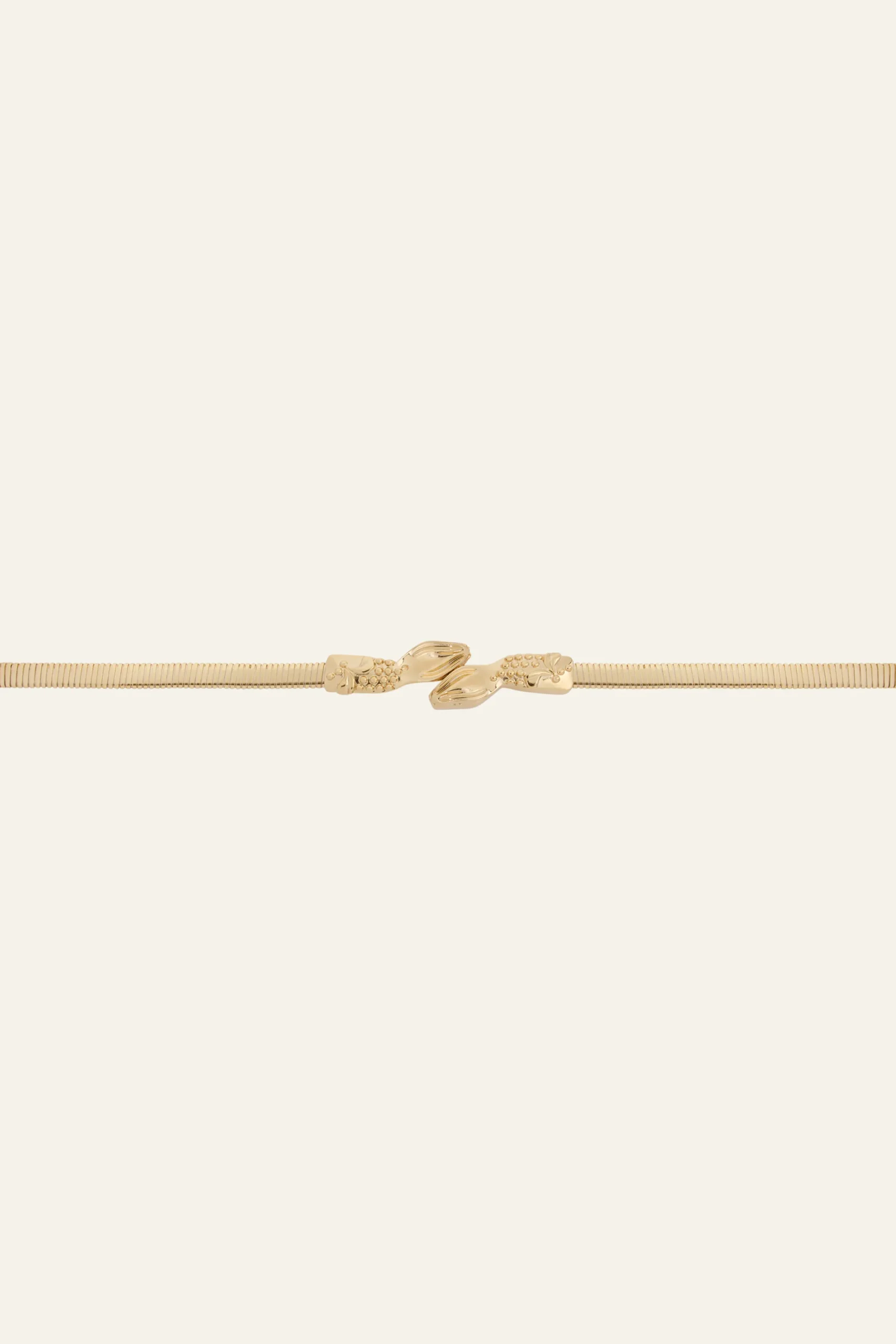 BEDUSA ceinture maille métal