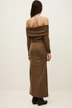 BETTINA robe midi épaules