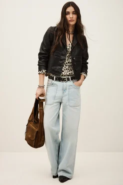BORFEO veste cuir courte