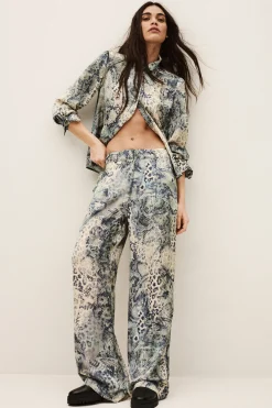 CARRINA pantalon loose imprimé