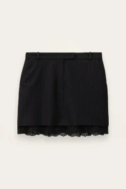CASSIE mini-jupe tailleur dentelle