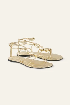 CAYA sandales plates cuir