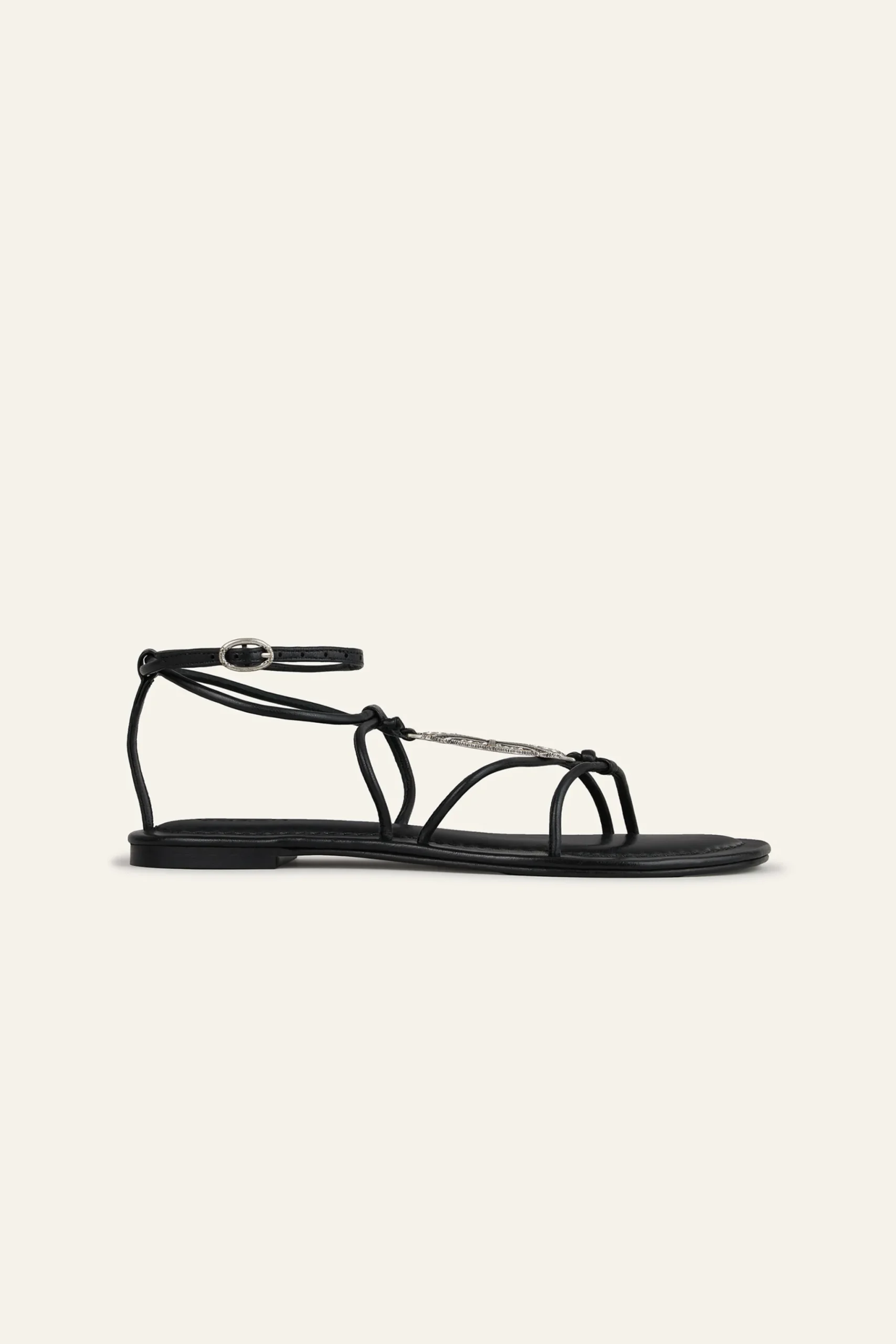 CAYA sandales plates en cuir