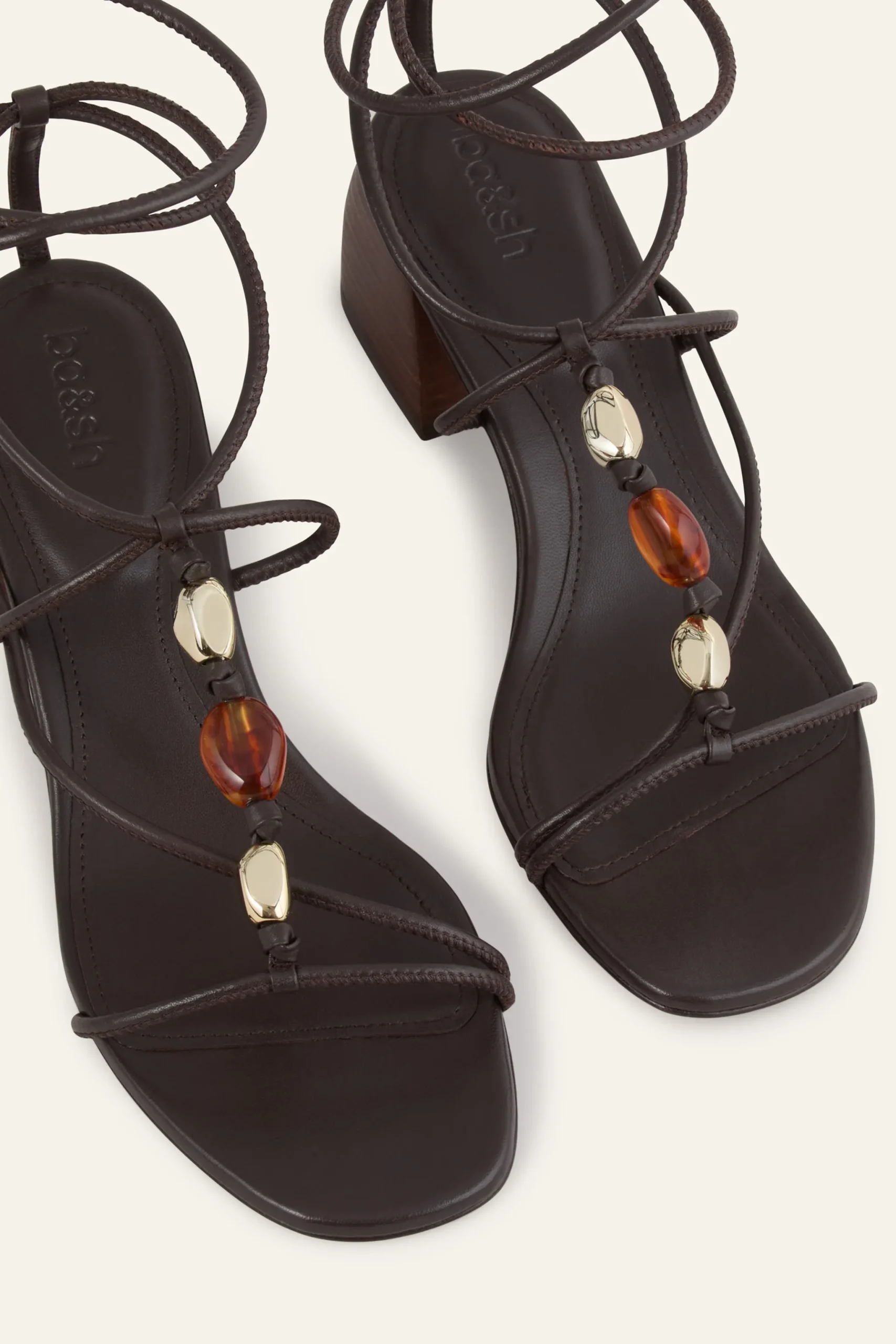 CAYA sandales talons cuir
