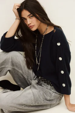 CLASSY pull cachemire bateau