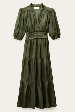 CLELI robe courte froncée