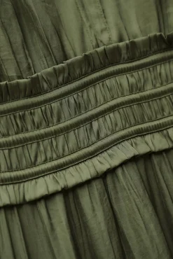 CLELI robe courte froncée