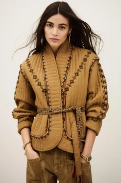 COCOON veste matelassée brodée