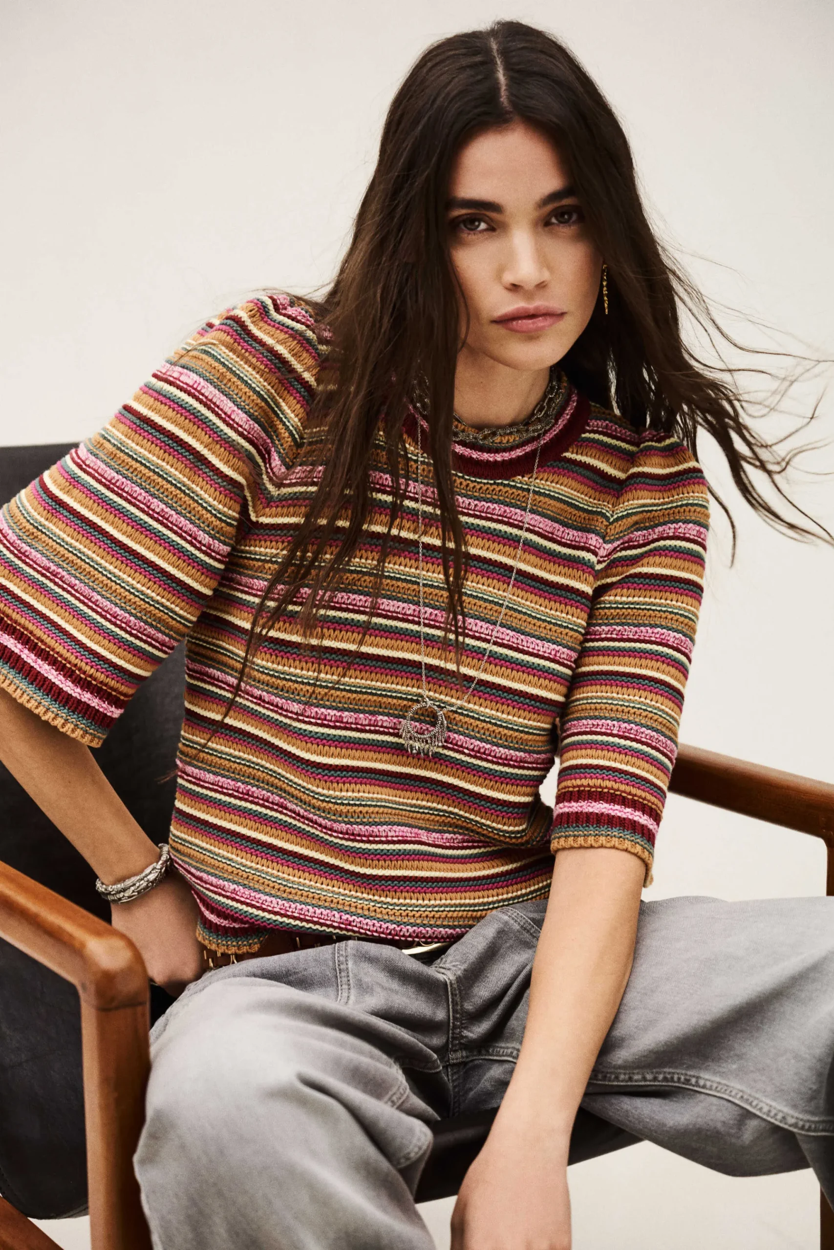 FARFAELA pull intemporel confortable