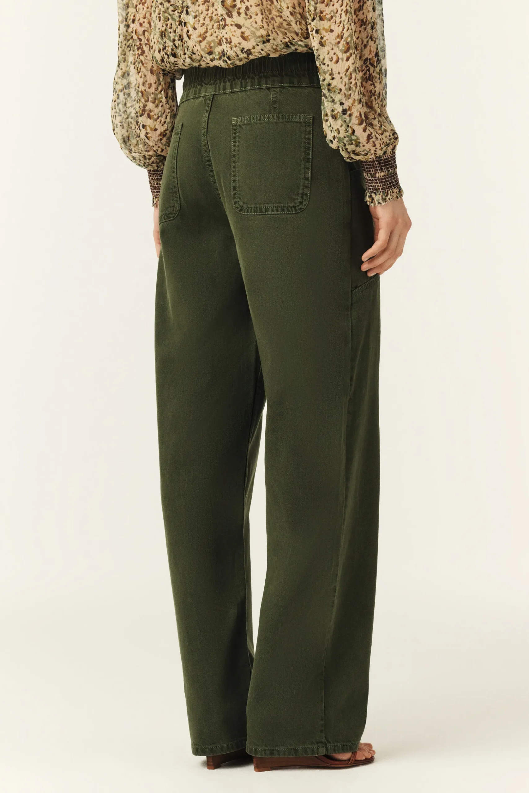 FIMA pantalon droit ample
