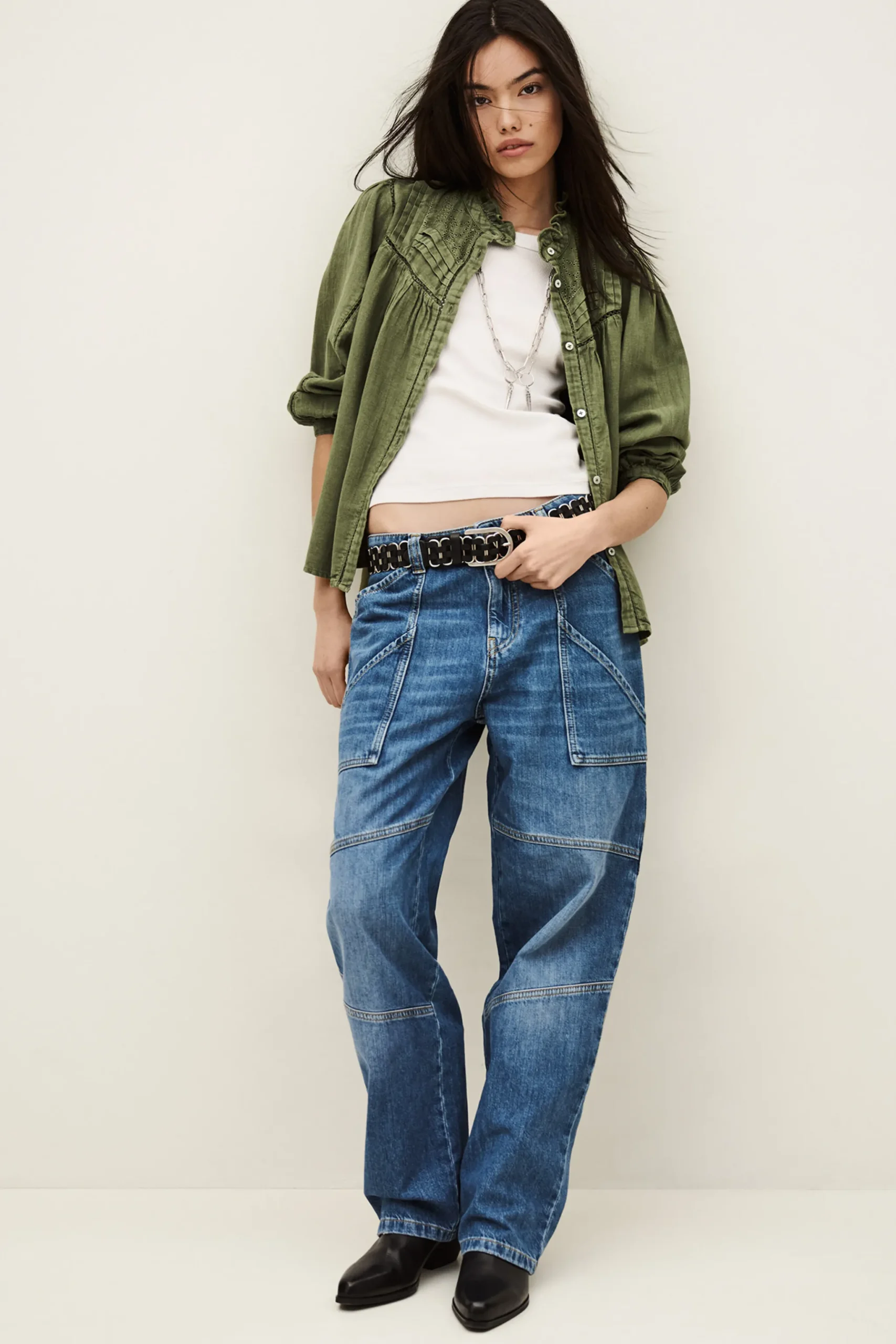 GILDA blouse brodée