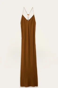 HANY robe dos nu viscose fluide