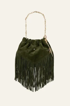 JUNE mini sac daim