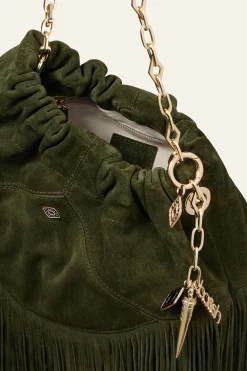 JUNE mini sac daim