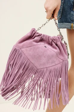 JUNE mini sac daim