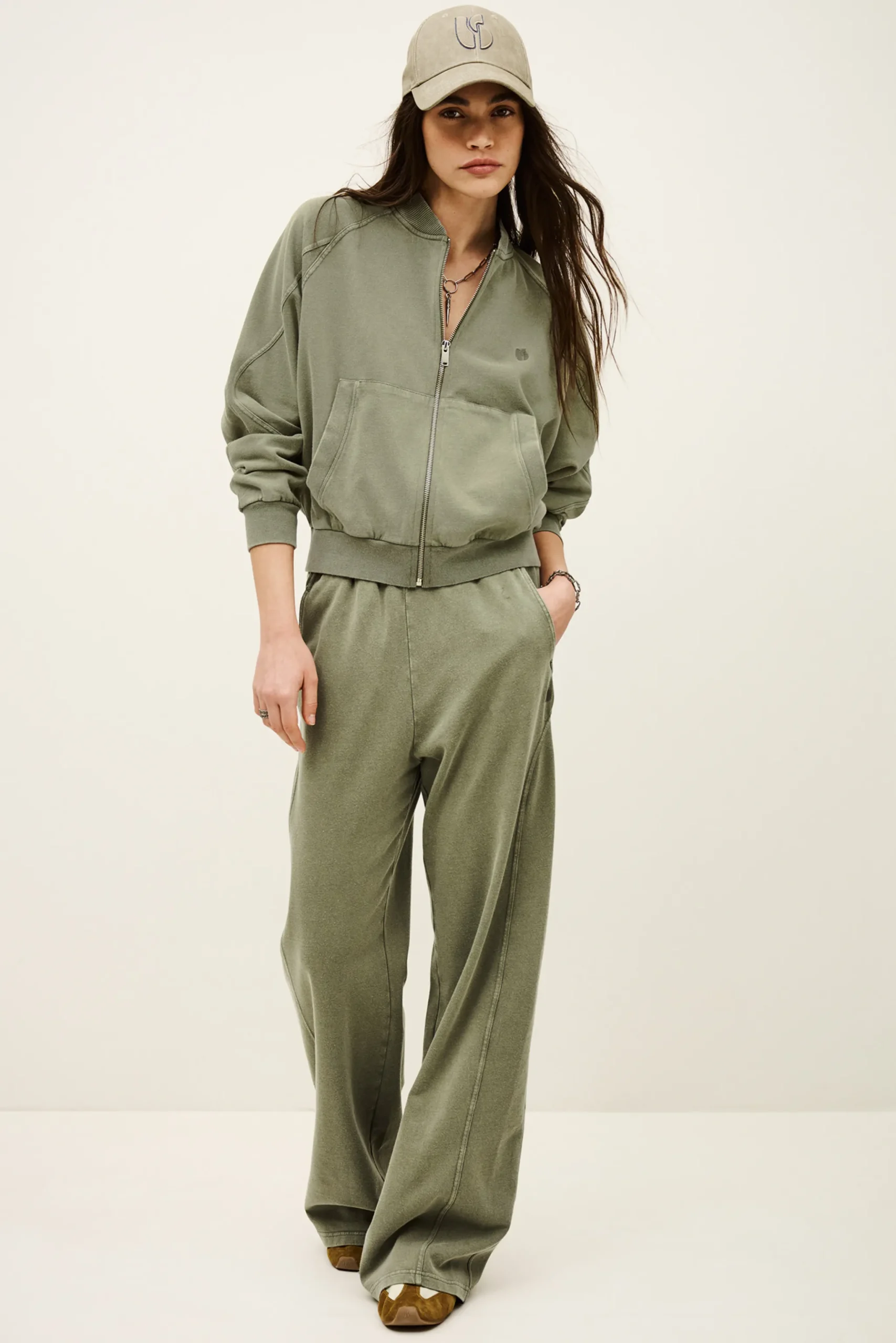 KIRA sweatshirt zippé coton