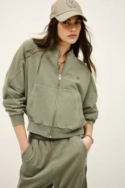 KIRA sweatshirt zippé coton