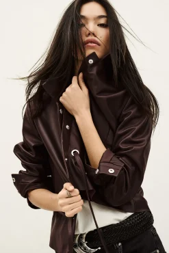 MANITA veste courte cuir