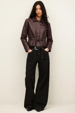 MANITA veste courte cuir