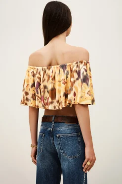 MANTHEA top bustier volants