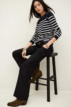 NIVES pantalon bootcut laine