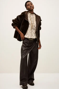PANDY manteau fausse fourrure