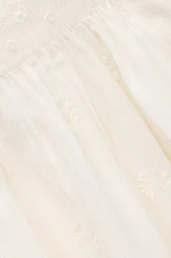 PARLY top dentelle brodée