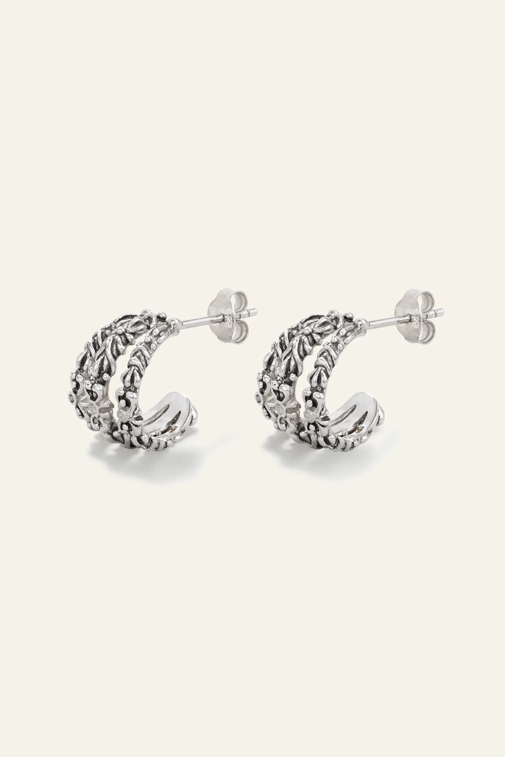 PERRINE boucles zircon