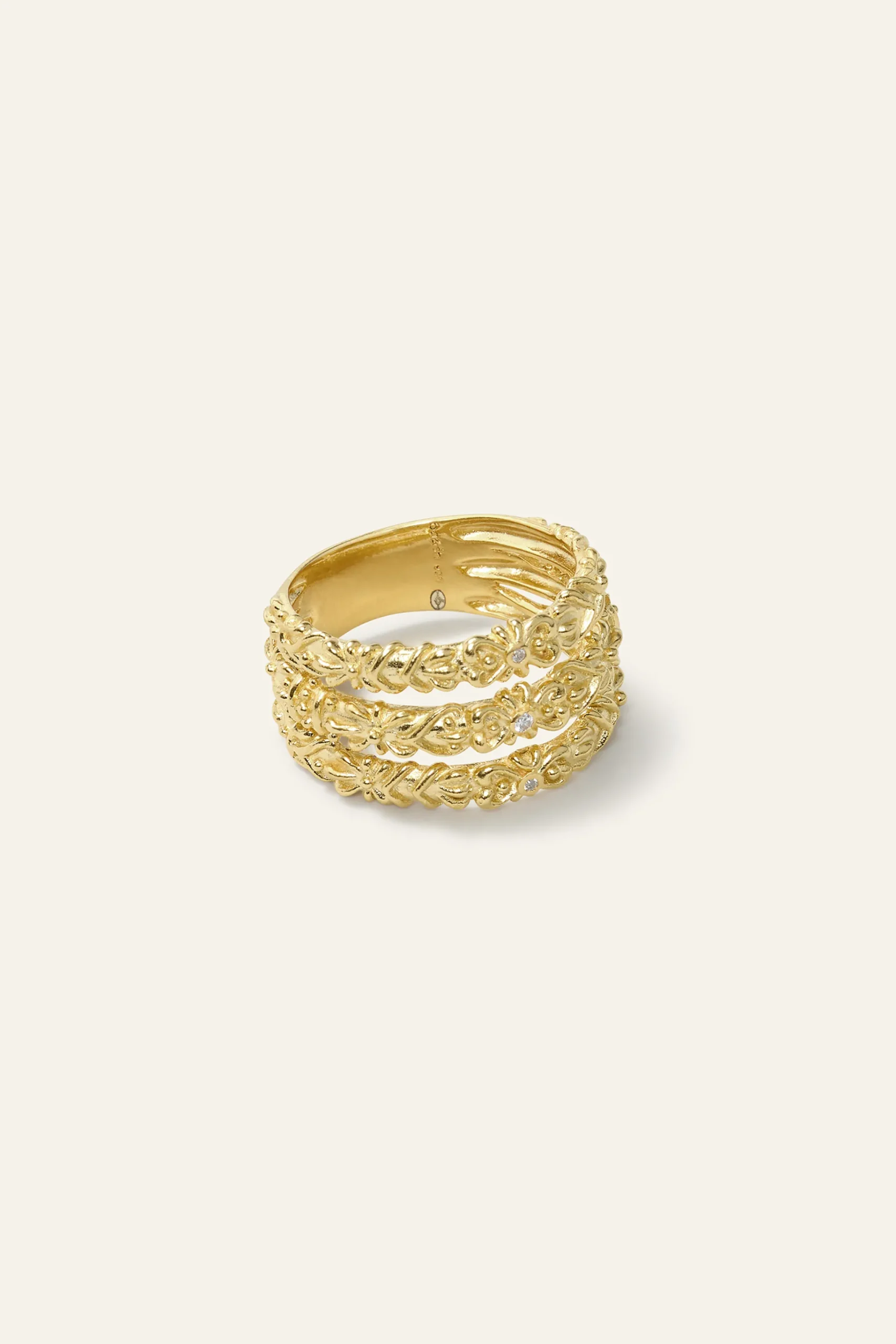 PRINCE bague anneau zircon