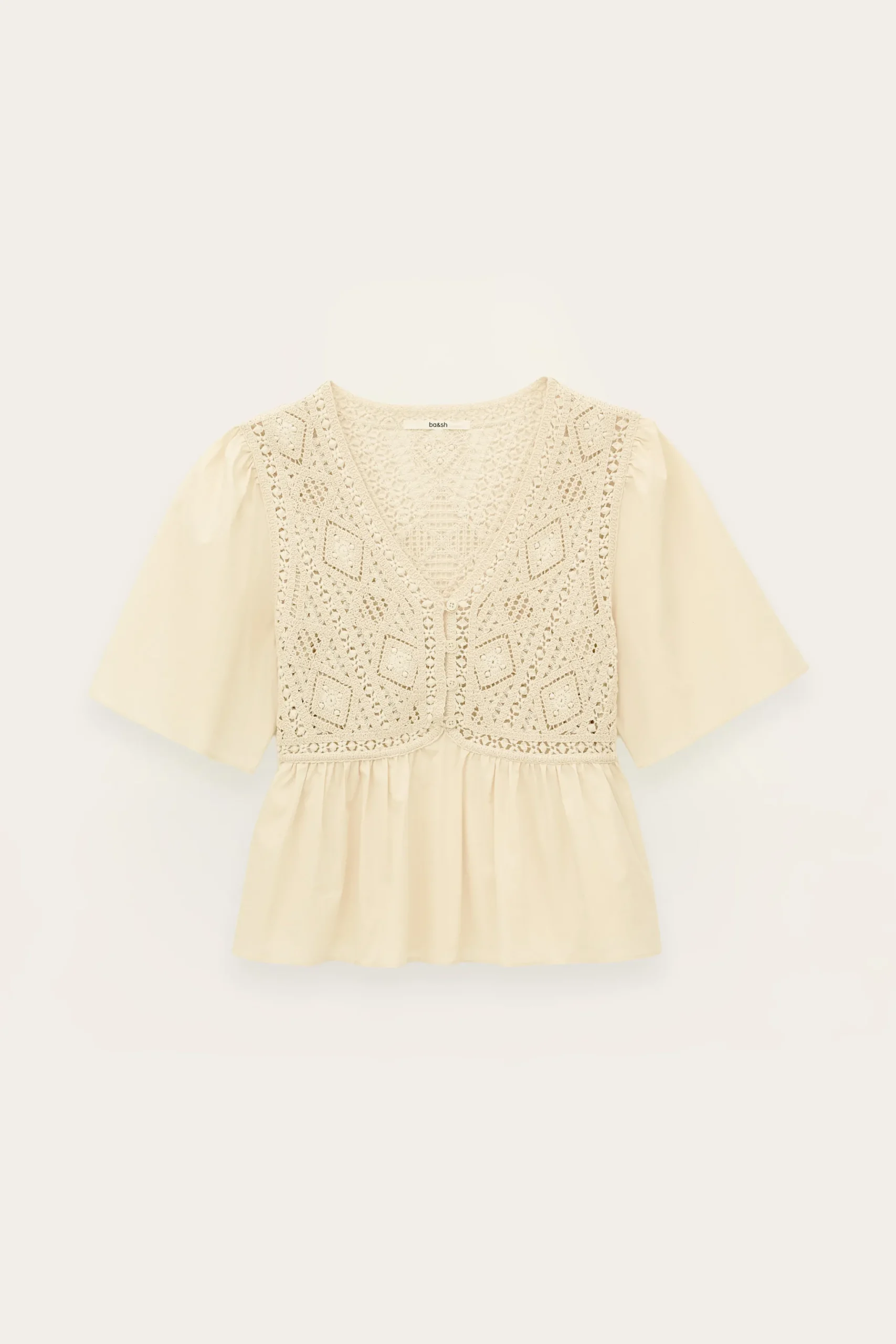 SALVI blouse manches courtes