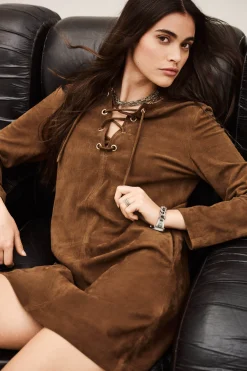 SEDA robe courte daim