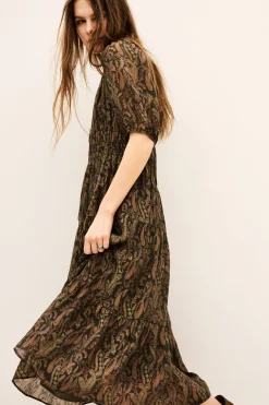 TANYSSA robe midi imprimée