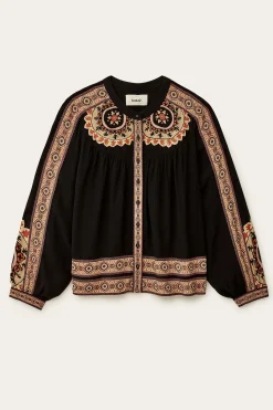 VALDA chemise loose imprimée