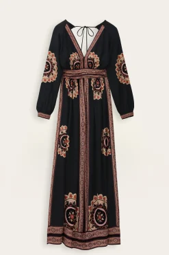 VERA robe longue imprimée