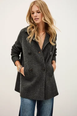 VESTA gilet manteau maille